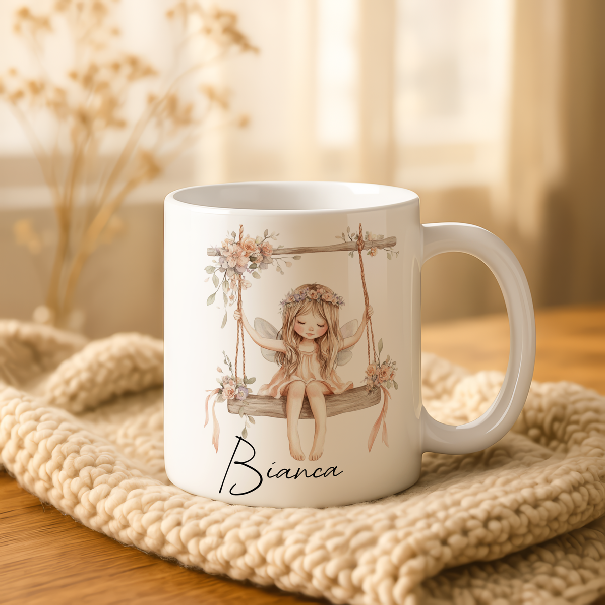 Personalised Fairy Girl Mug - Image 2 | CreadGift
