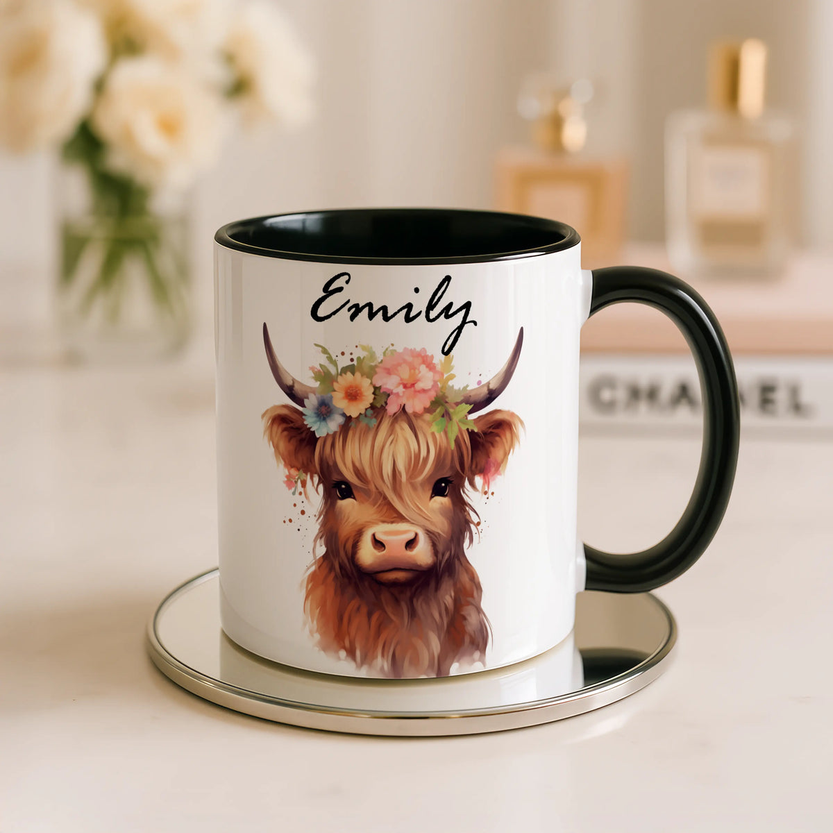 Custom Cute Highland Cow Mug - Image 1 | CreadGift
