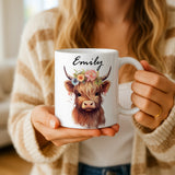 Custom Cute Highland Cow Mug - Image 2 | CreadGift