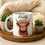 Custom Cute Highland Cow Mug - Image 4 | CreadGift