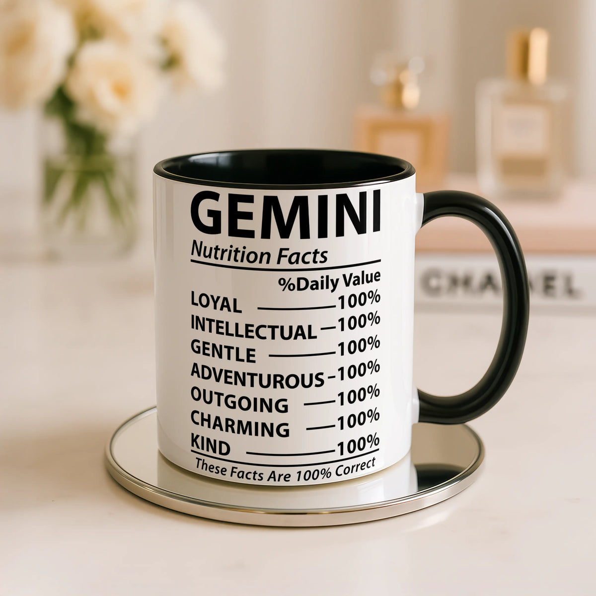 Gemini Nutrition Facts Mug - Image 2 | CreadGift