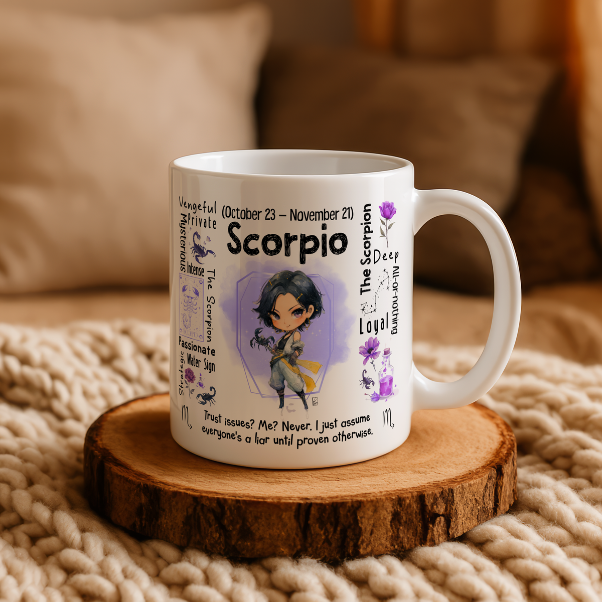 Scorpio Zodiac Mug - Image 7 | CreadGift