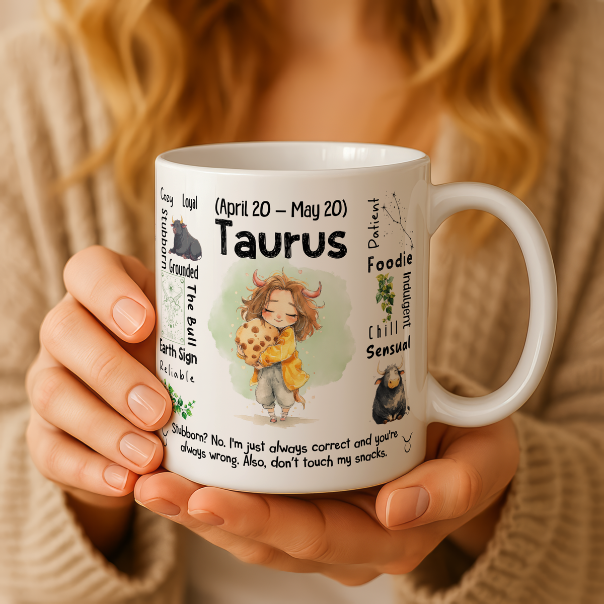 Taurus Zodiac Mug - Image 6 | CreadGift