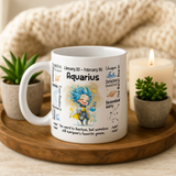 Aquarius Zodiac Mug - Image 4 | CreadGift