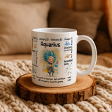 Aquarius Zodiac Mug - Image 5 | CreadGift