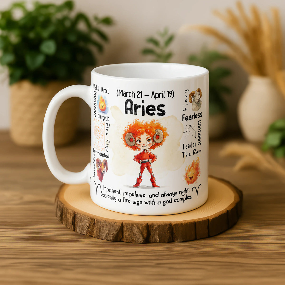Aries Zodiac Mug - Image 8 | CreadGift