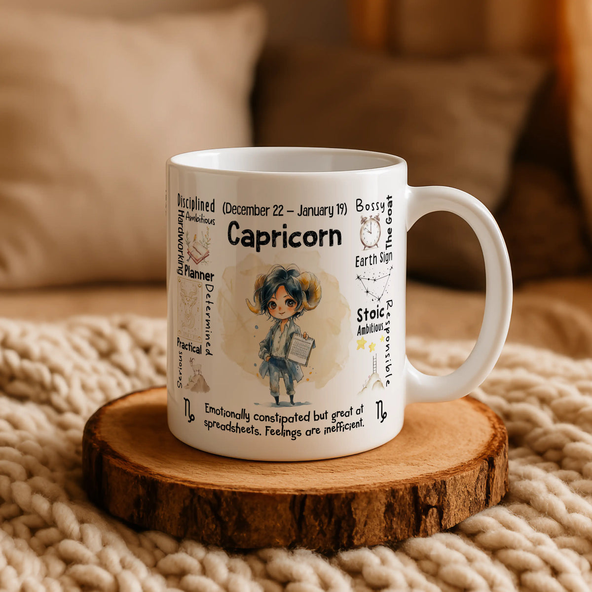 Capricorn Zodiac Mug - Image 5 | CreadGift