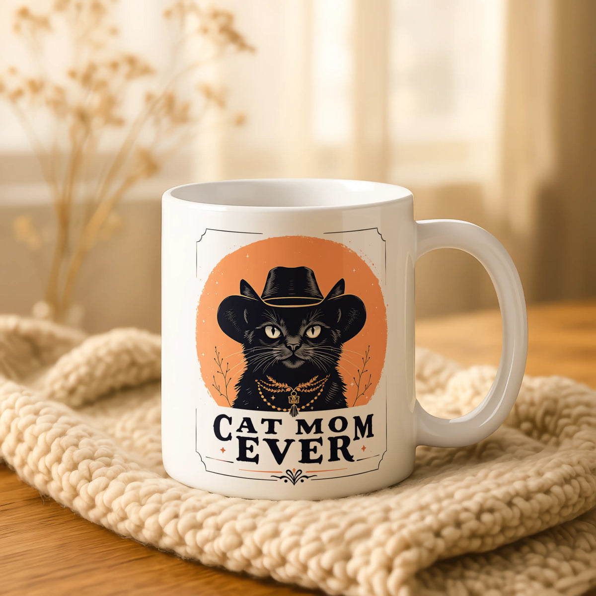 Cat Mom Ever Mug - Image 2 | CreadGift