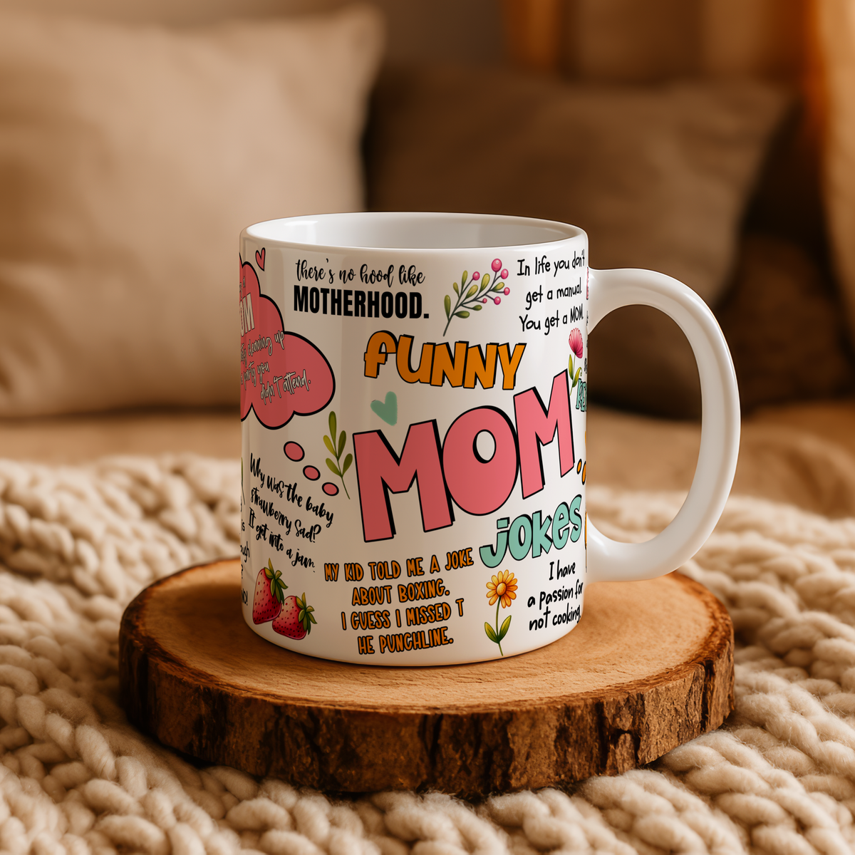 Funny Mom Jokes Mug - Image 1 | CreadGift