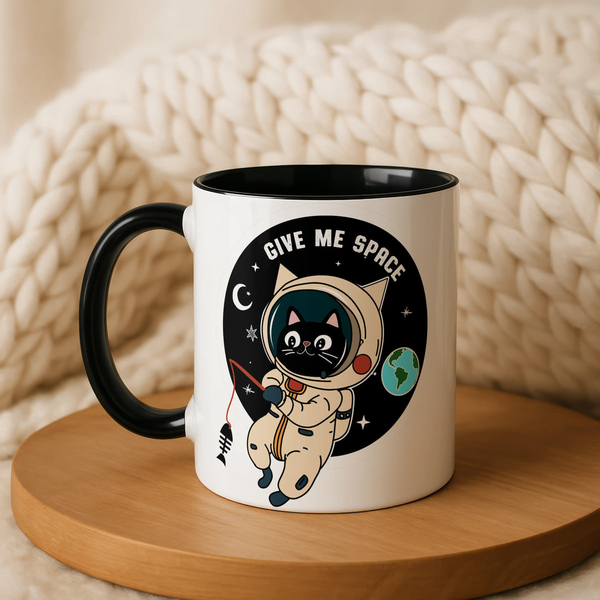 Give Me Space Cat Astronaut Mug - Image 1 | CreadGift
