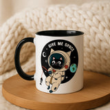 Give Me Space Cat Astronaut Mug - Image 1 | CreadGift