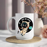 Give Me Space Cat Astronaut Mug - Image 8 | CreadGift