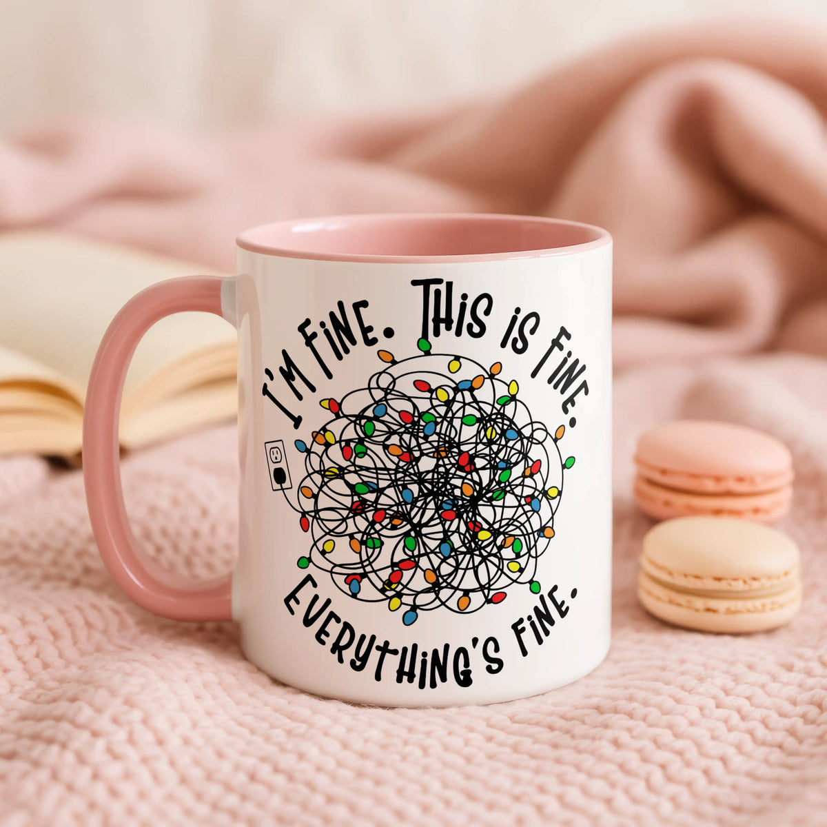 I Am Fine This is Fine Mug - Image 1 | CreadGift