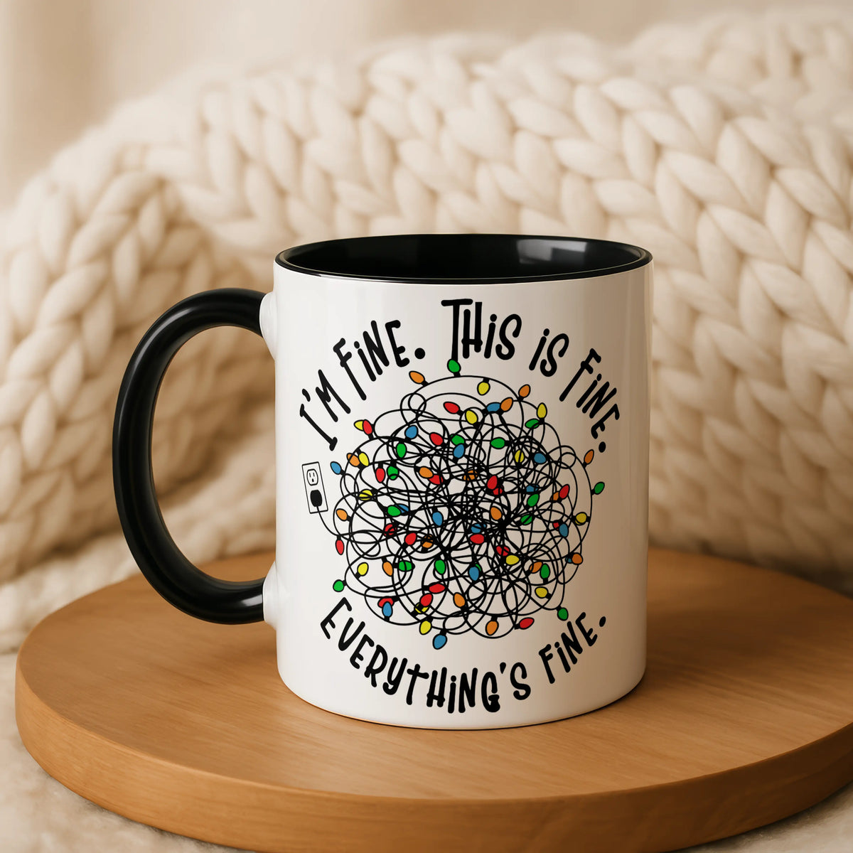 I Am Fine This is Fine Mug - Image 7 | CreadGift