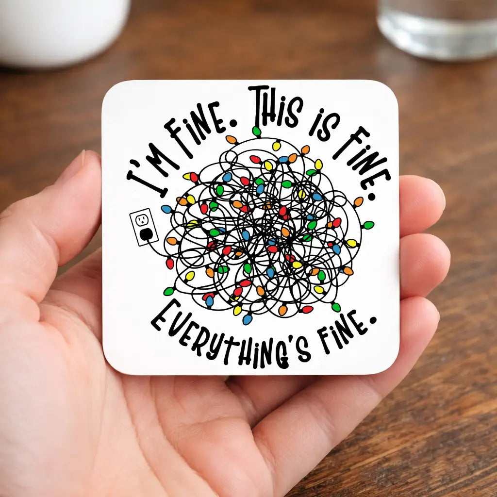 I Am Fine This is Fine Mug - Image 8 | CreadGift
