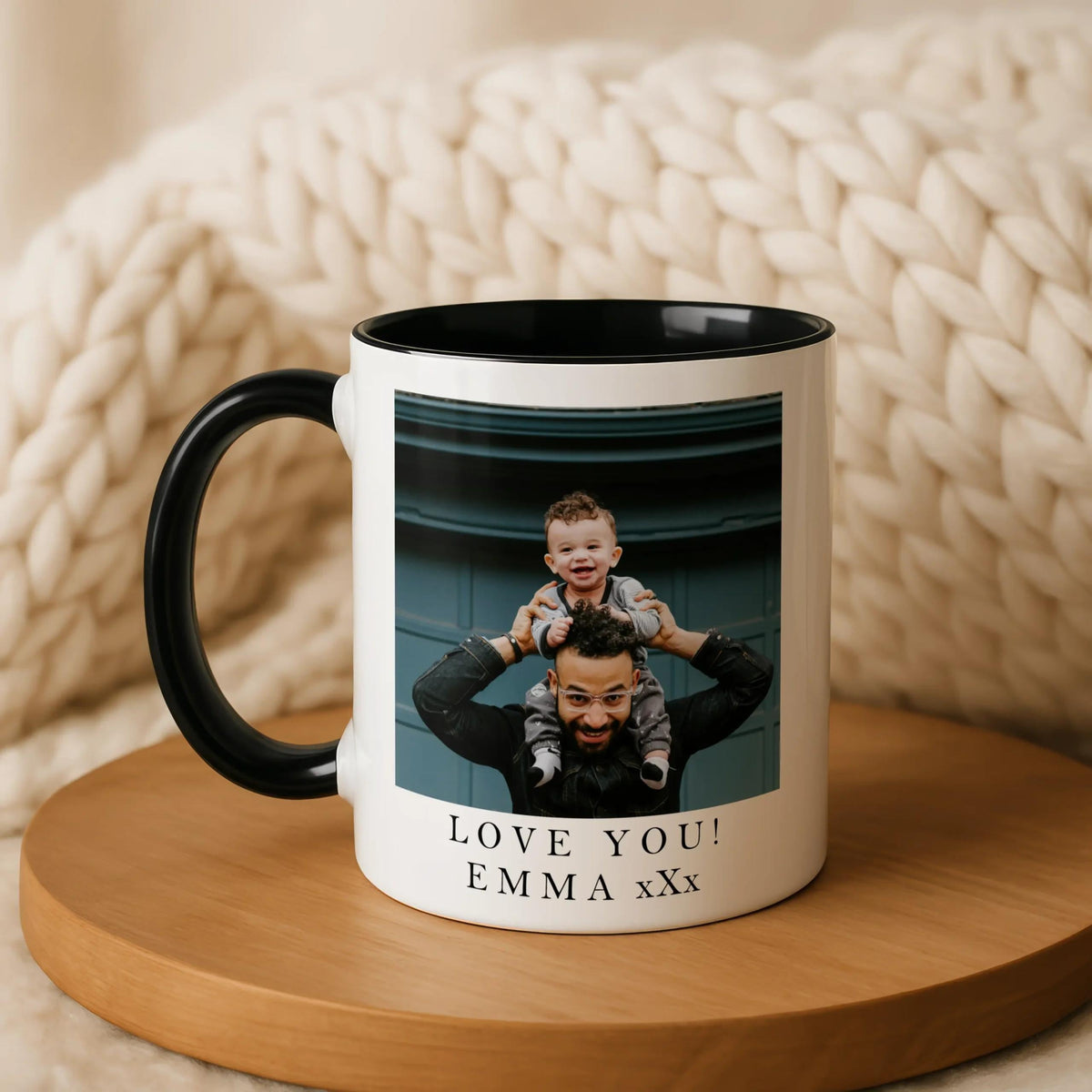 Personalised Photo Mug | Your Photo & Text | Custom Picture Coffee Cup