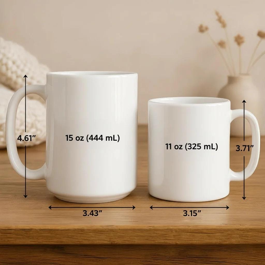 Personalised Photo Mug | Your Photo & Text | Custom Picture Coffee Cup