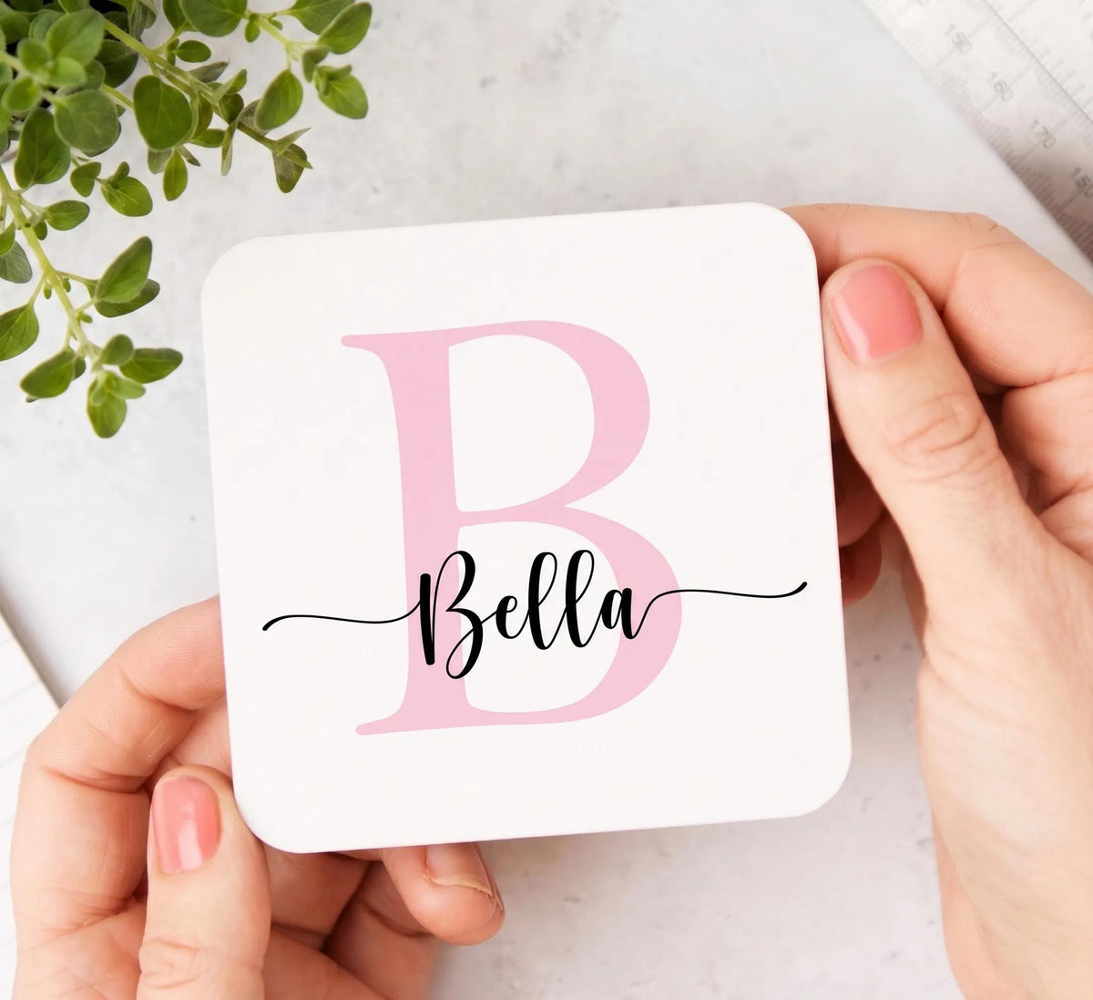 Personalised Photo or Text Coaster