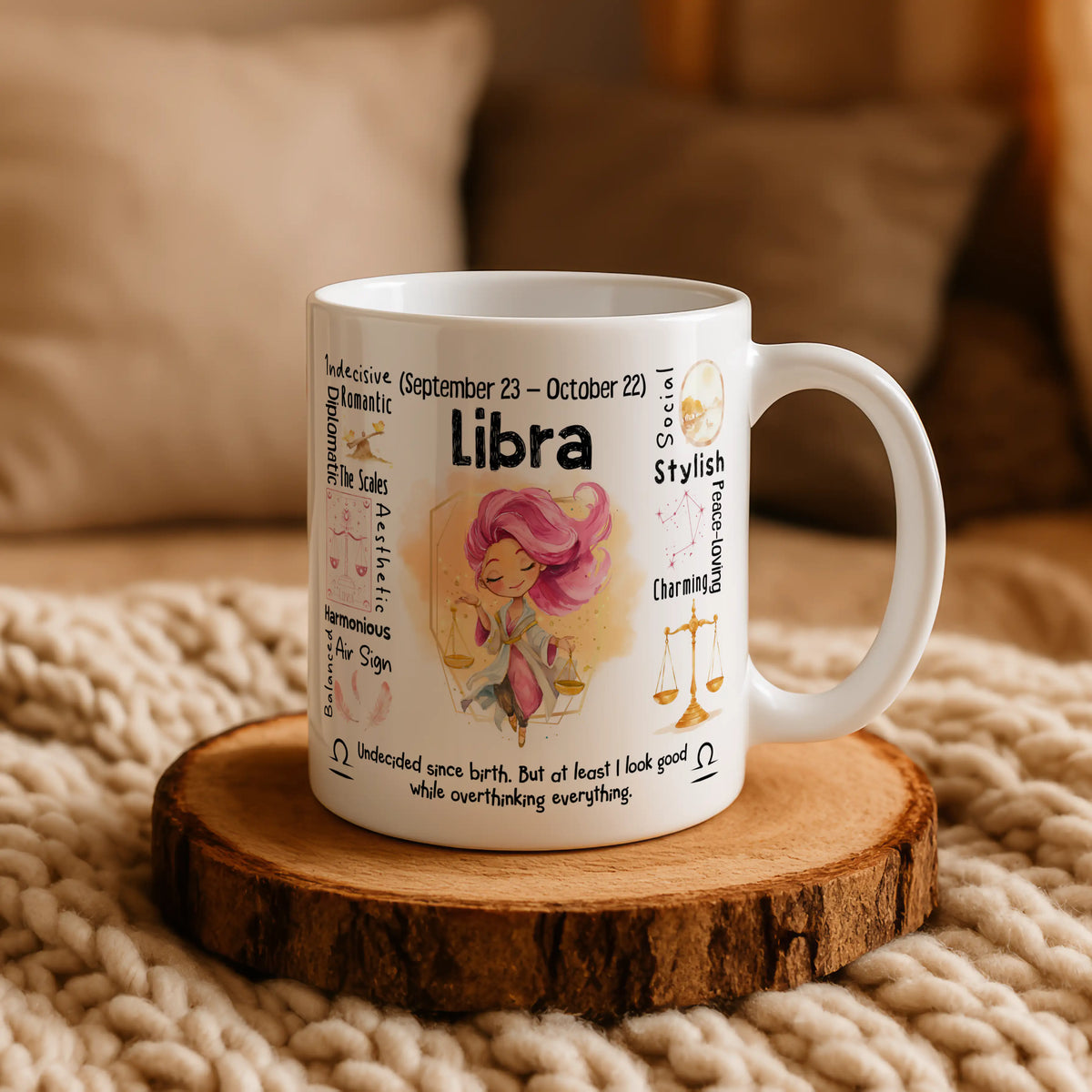 Libra Zodiac Mug - Image 6 | CreadGift