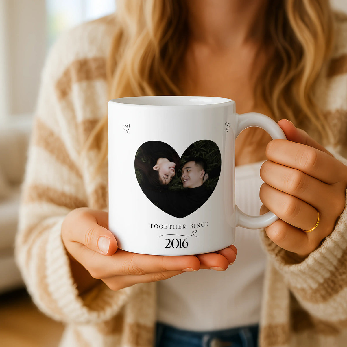 Personalised Couple Photo Mug - Image 3 | CreadGift