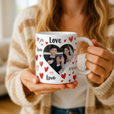 Personalised Love Heart Photo Mug - Image 3 | CreadGift
