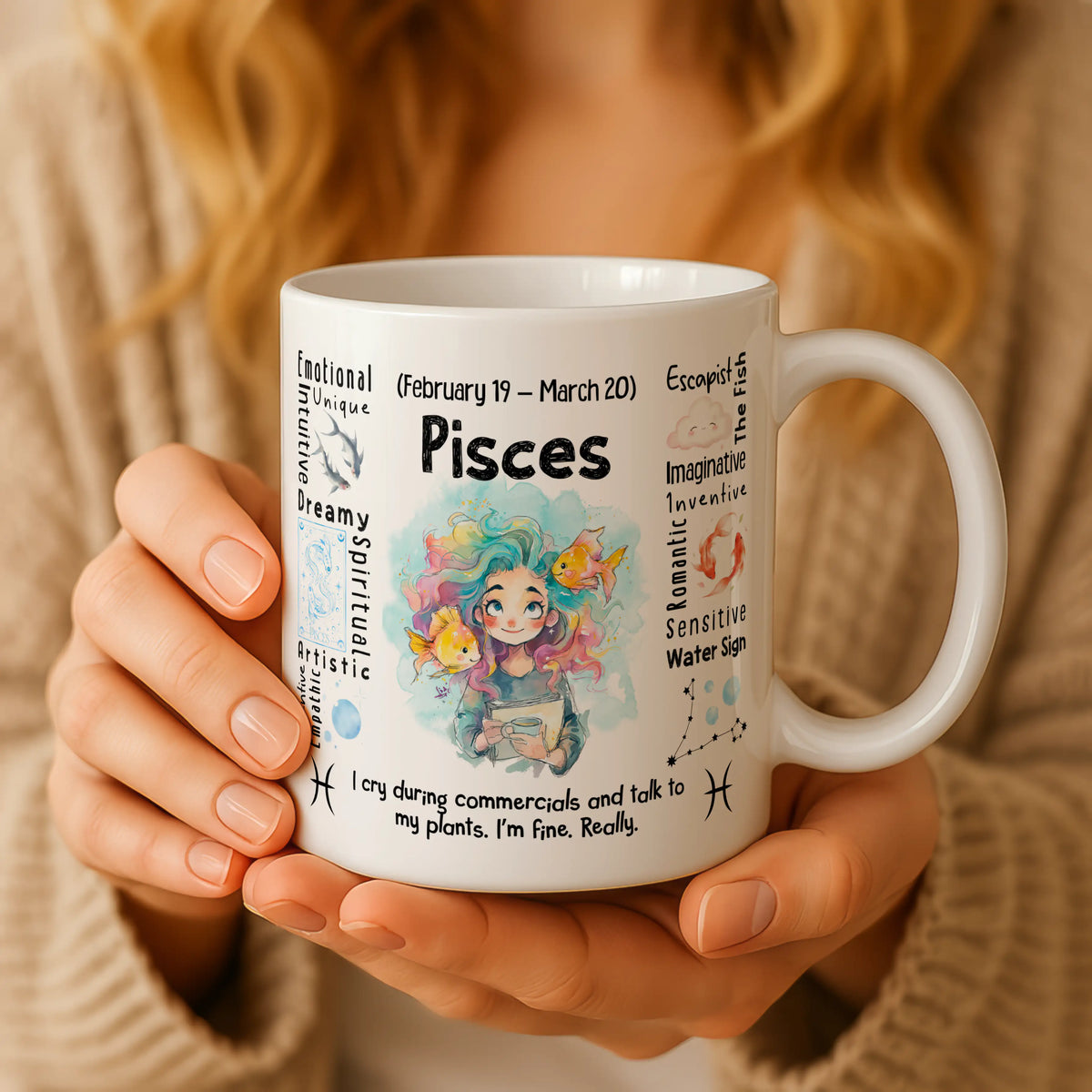 Pisces Zodiac Mug - Image 6 | CreadGift