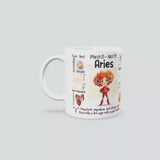 Aries Zodiac Mug | Star Sign Gift | Astrology Coffee Cup (Mar 21 - Apr 19)
