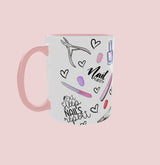 Nail Tech Gift Mug | Personalised Nail Technician Coffee Cup | Manicurist Present | Nail Artist Birthday Gift | Beauty Salon Professional