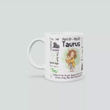 Taurus Zodiac Mug | Star Sign Gift | Astrology Coffee Cup (Apr 20 - May 20)