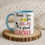 Thank You Bee-ing Great Teacher Mug - Image 5 | CreadGift
