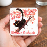 Who Needs Luck Black Cat Mug - Image 7 | CreadGift